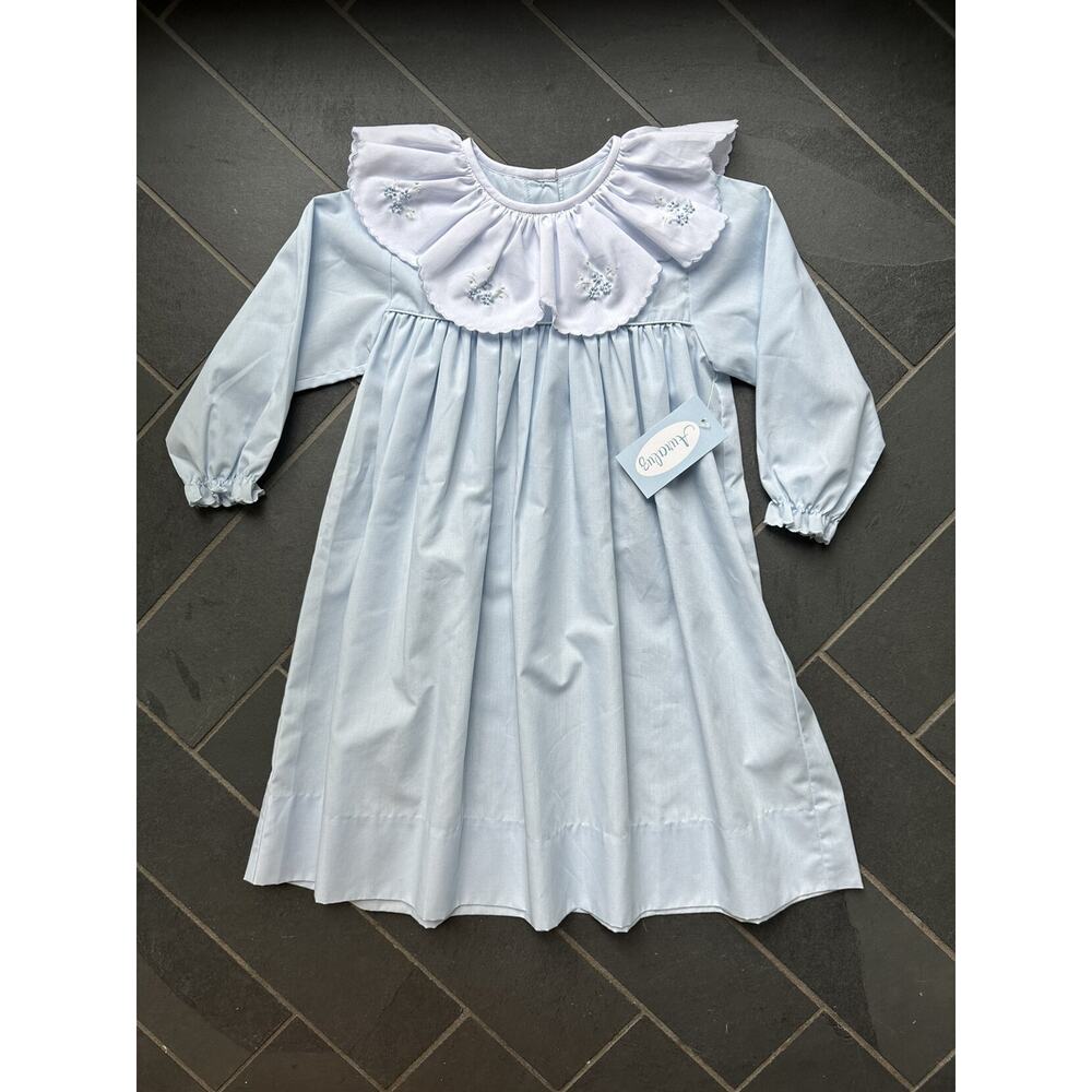 NWT Auraluz Ruffle Collar Dress 2T